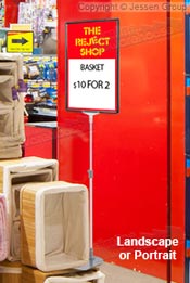 Retail Sale Signs – Adjustable Height