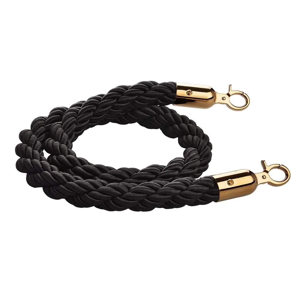 1.2m Rope Post with Gold Ends