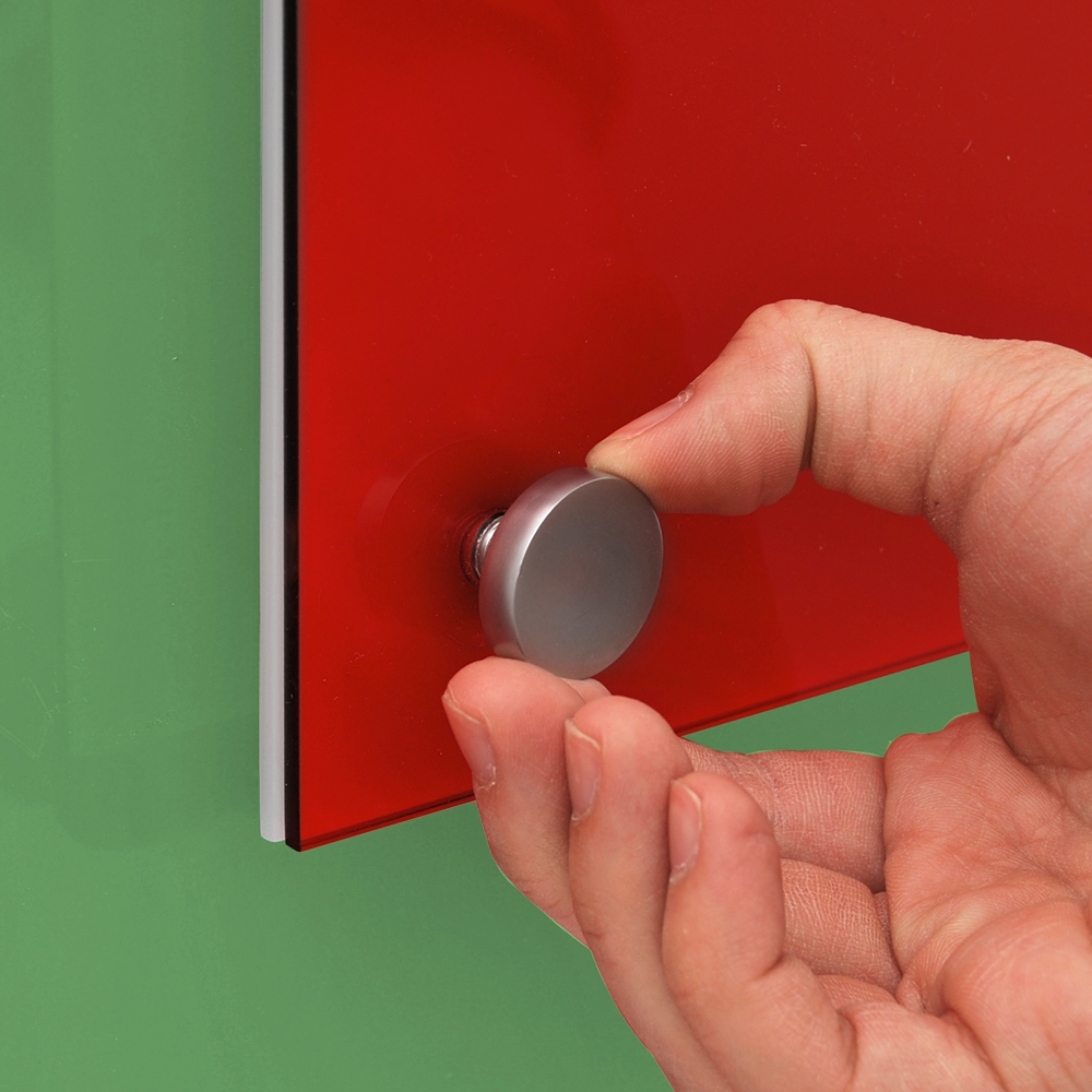 This Sign Standoff Uses a Satin Silver Finish to Fit With Any Location!