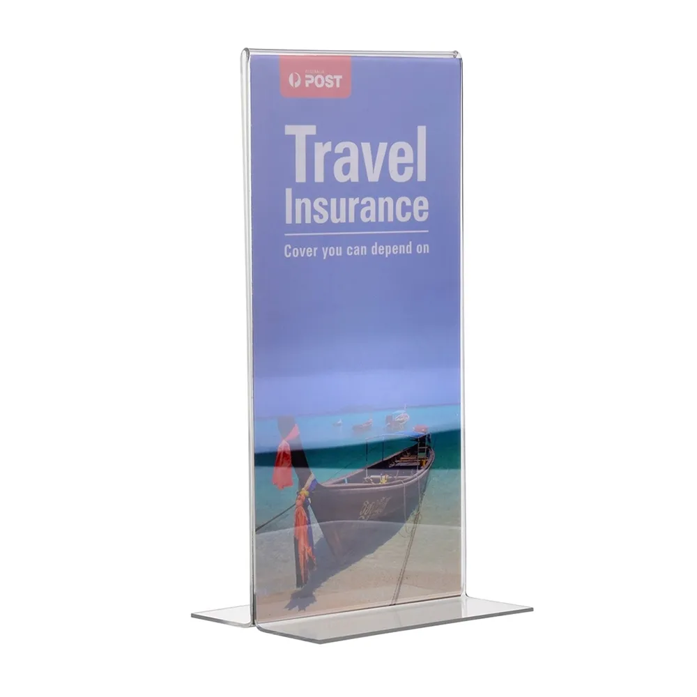 DL Acrylic POS Sign Holder