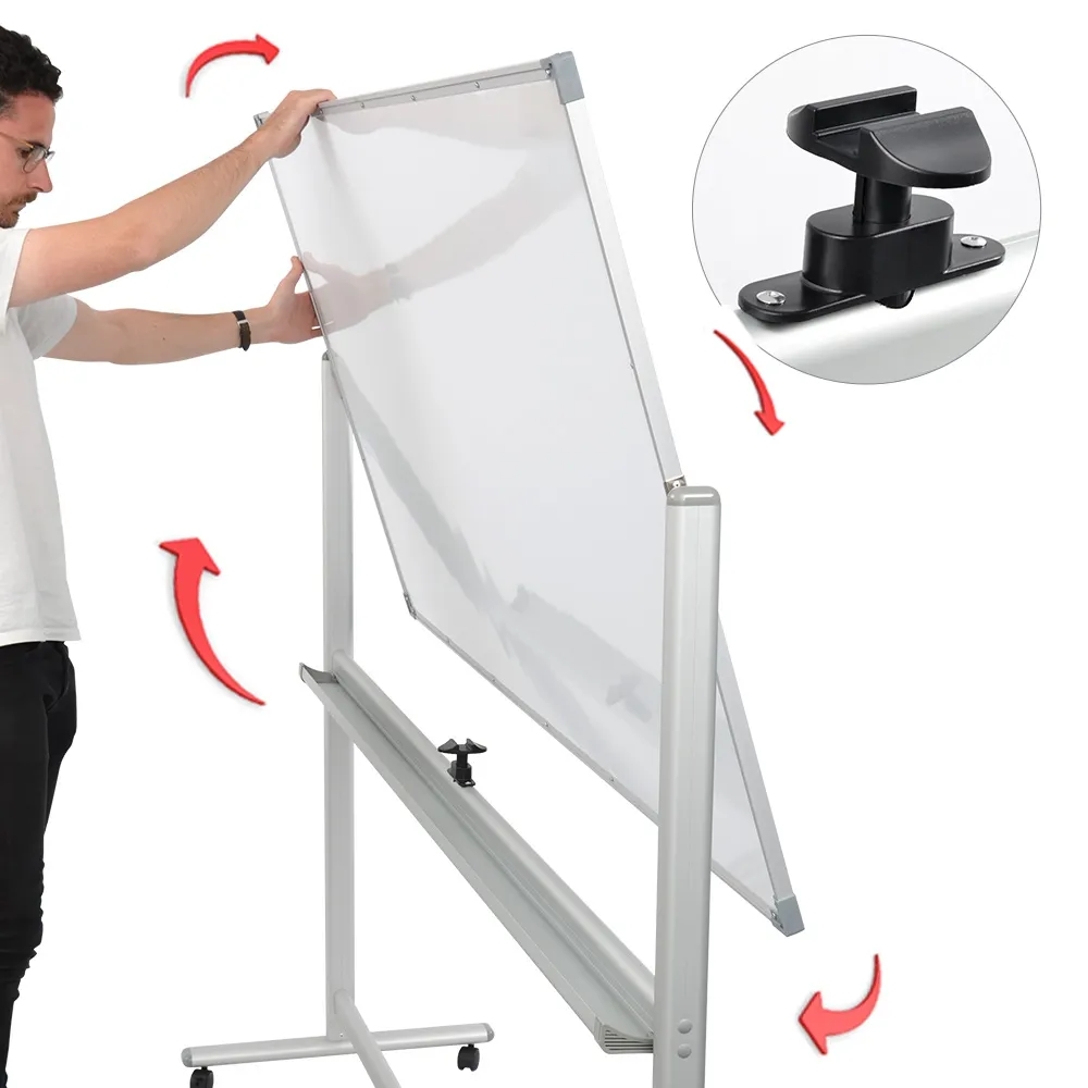 60x90 magnetic easel whiteboard foldable flipchart