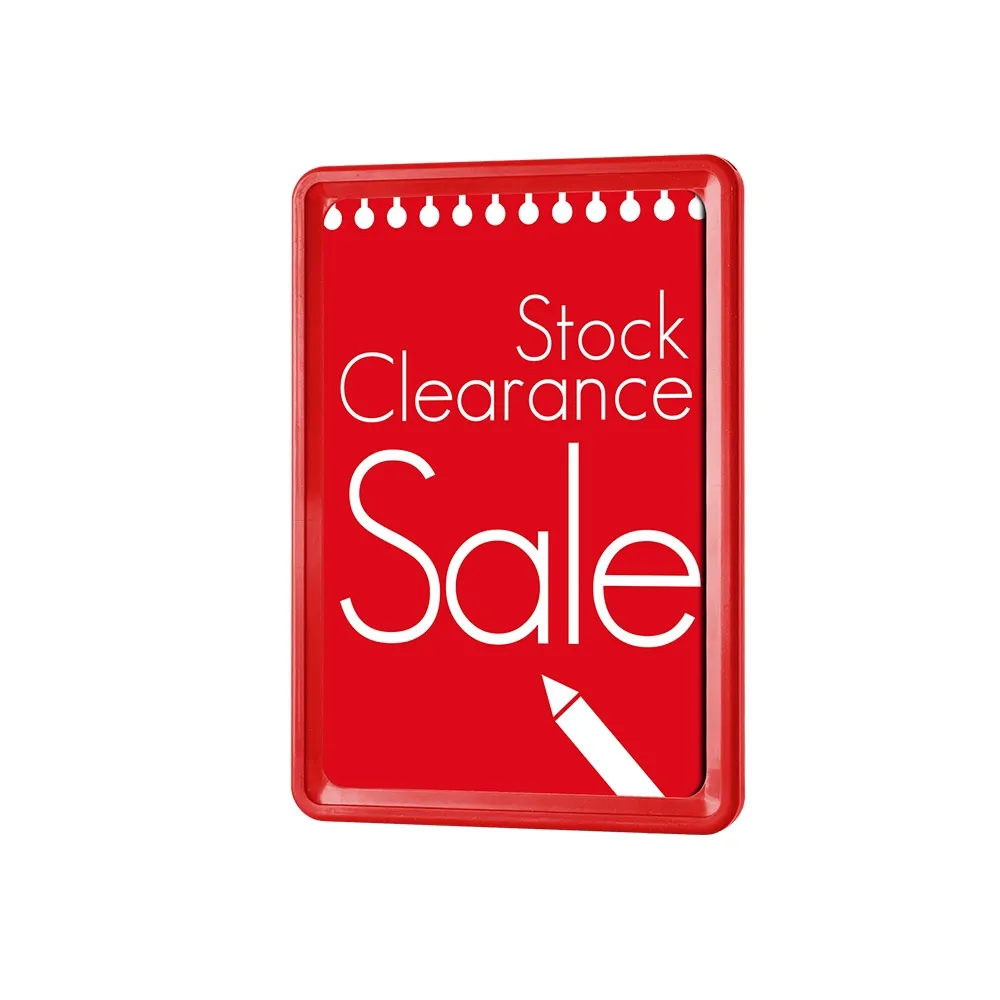 Signage in Red A5
