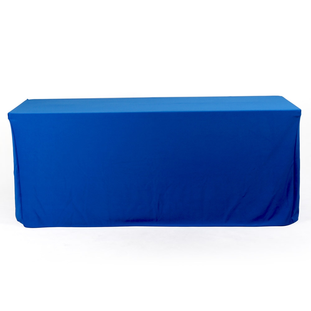 Blue Table Cover 3Sided for 6 ft Table Ships Same Day