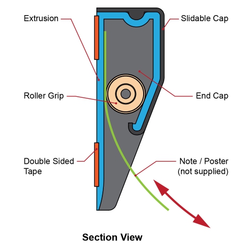 These Tab Grabbers are used to Hold Tickets & Posters without Pins or