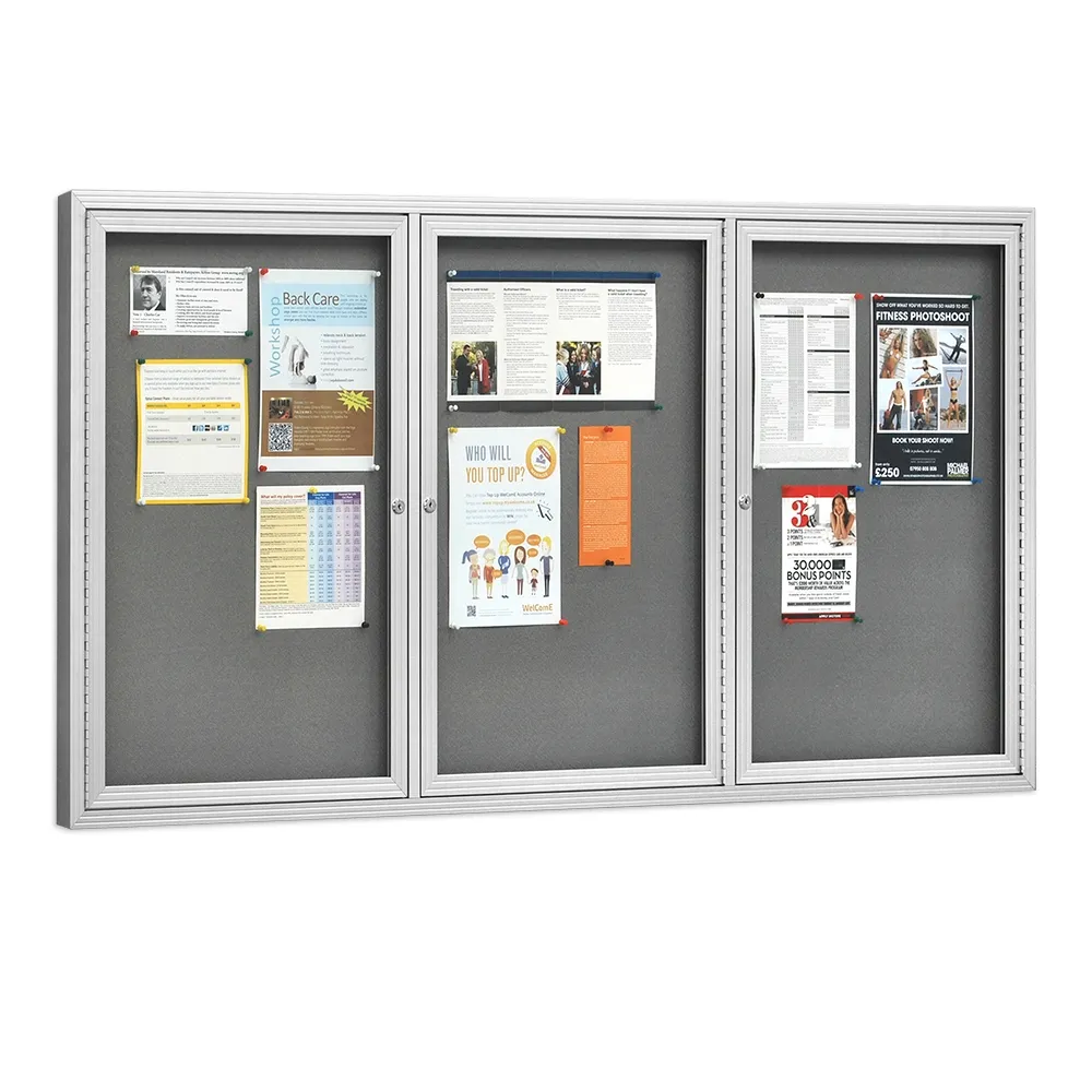 Fabric Board with Triple Swing Doors