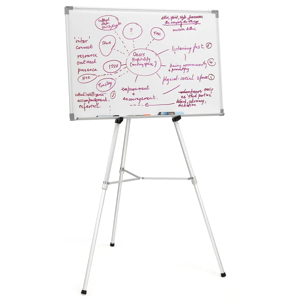 Presentation Easel White Markerboard, Easels