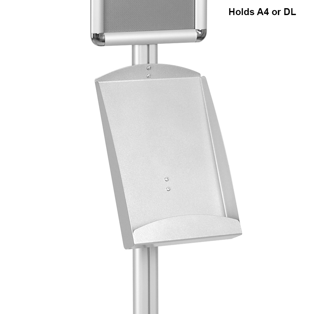 The Magazine Stand Uses a DoubleSided Display to Reach More Customers.