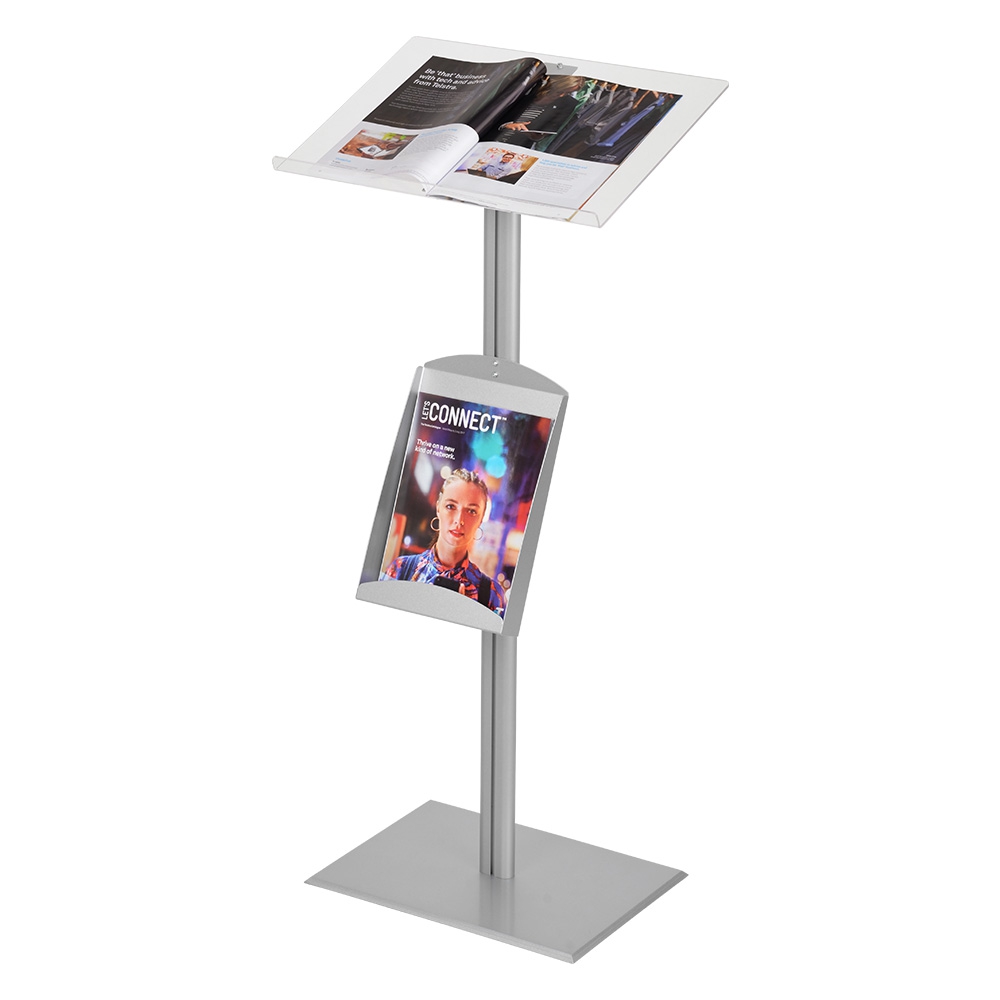 A4 Binder Stand Display w/Brochure Holder! ¦ Slimline Warehouse