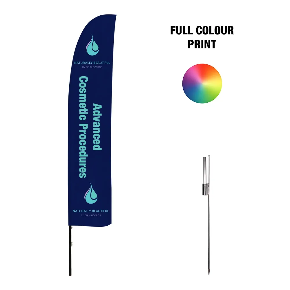 3.2m Advertising Flag ¦ Slimline Warehouse