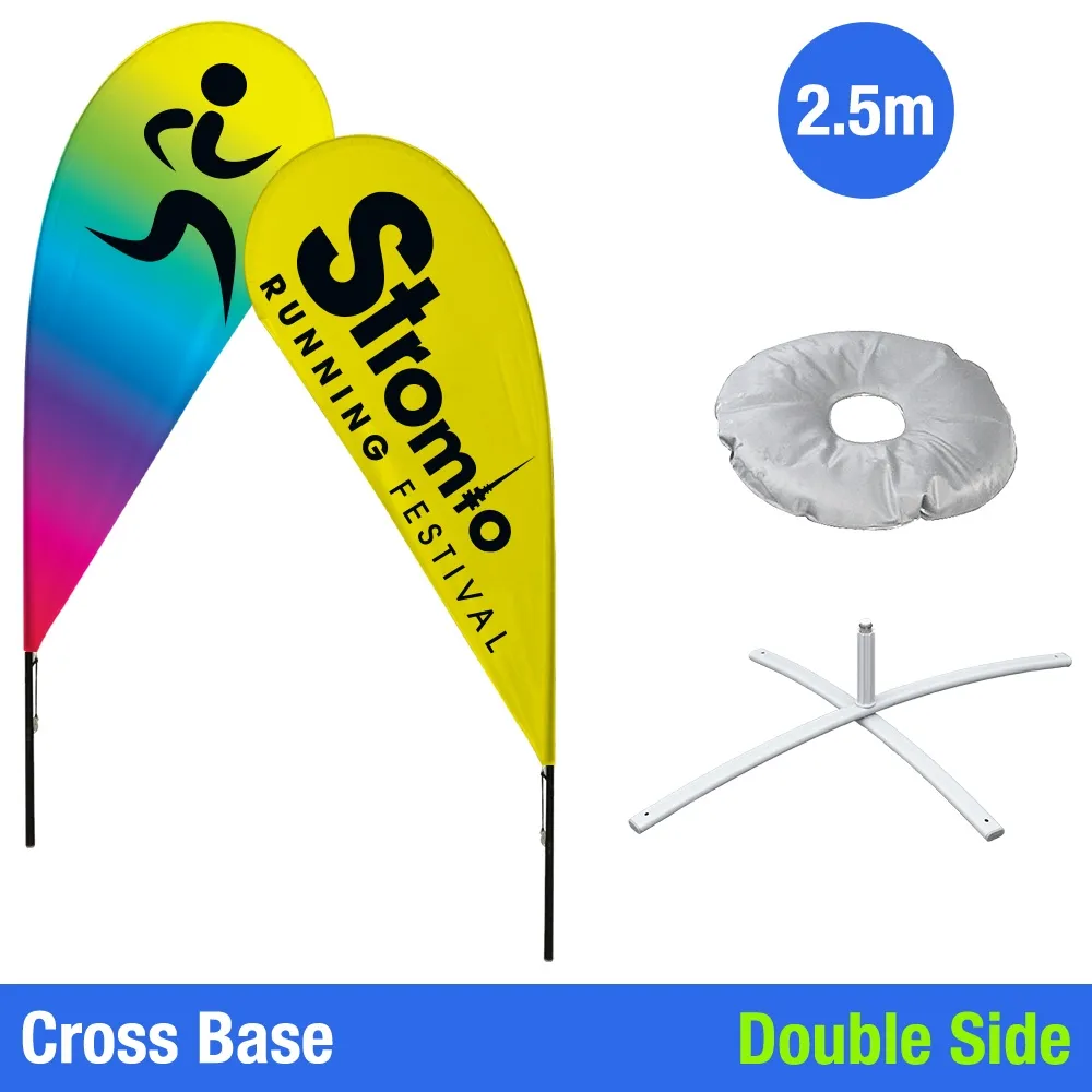 Teardrop Flags - 2.5m