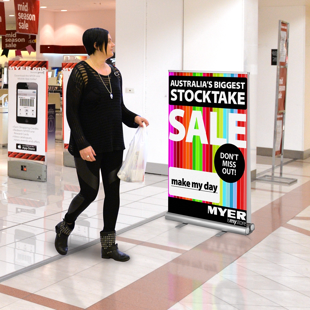 Custom Printed Vinyl Retractable Banner