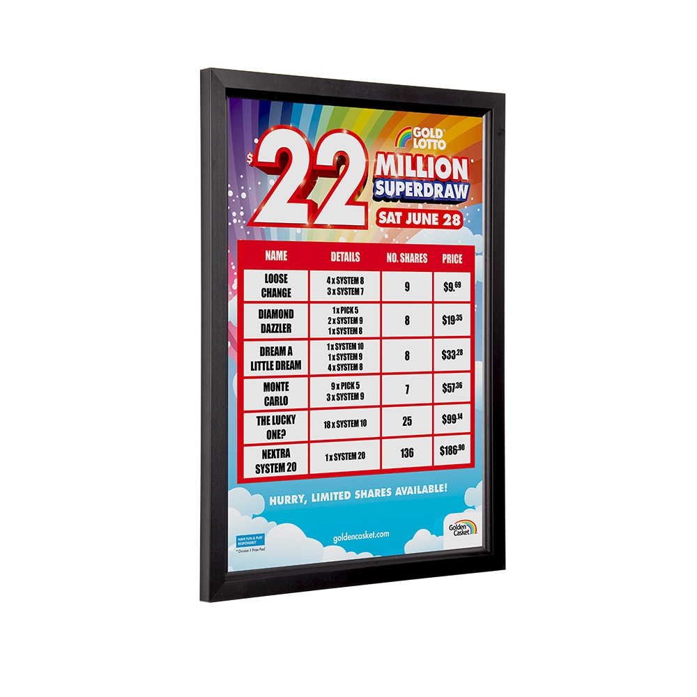 The A3 Picture Frame is Ideal for Promotions in Any Business!