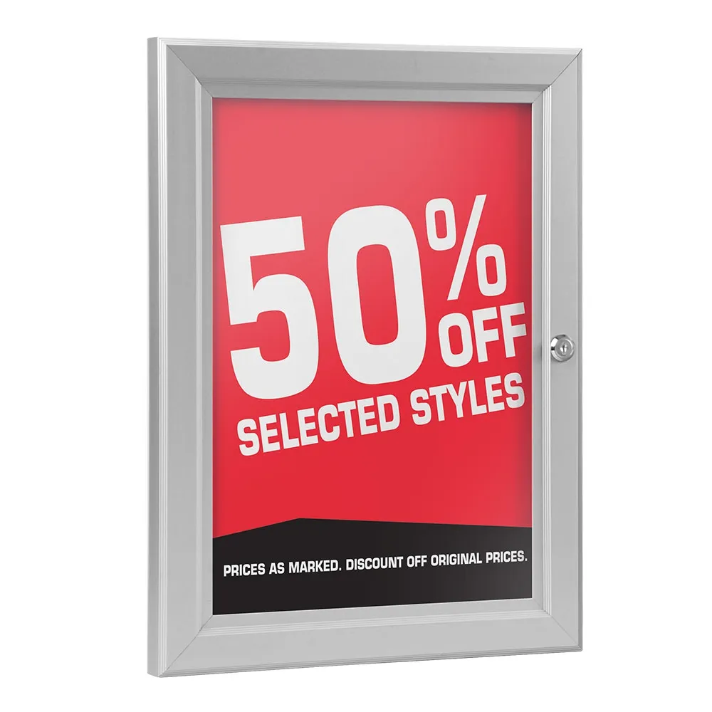 Lockable Sign Frame