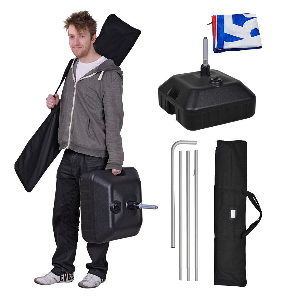 1x2.4m Reversible Black/White V-Flat Frame With Matte/Opaque Fabric - View #5