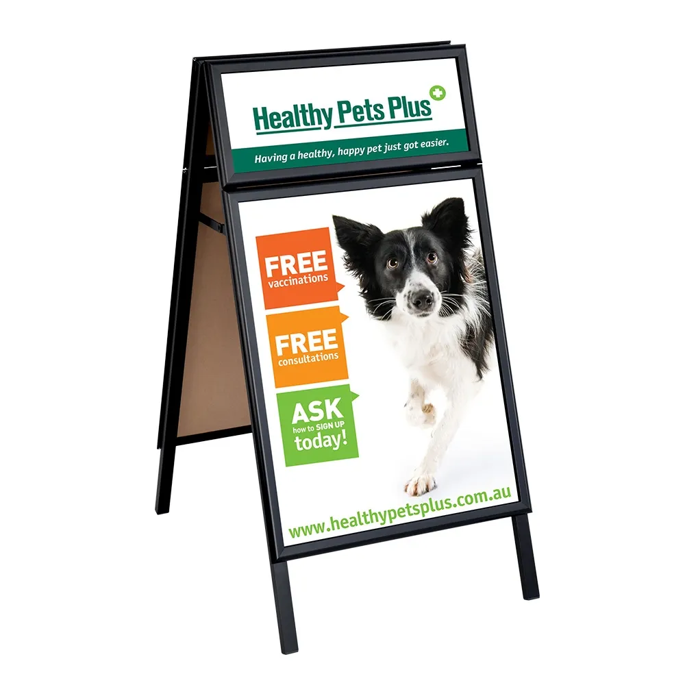 Clip Frame A-Board with Header