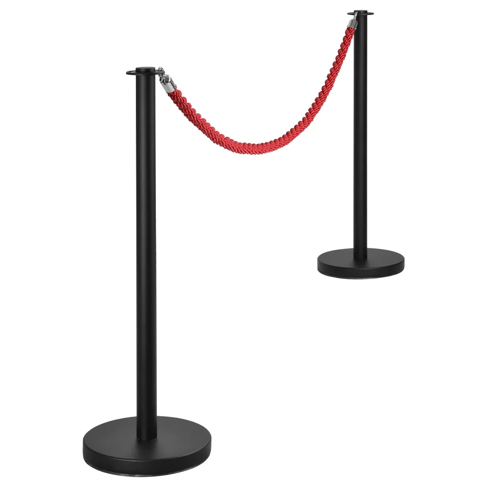 2m Red Rope Railings