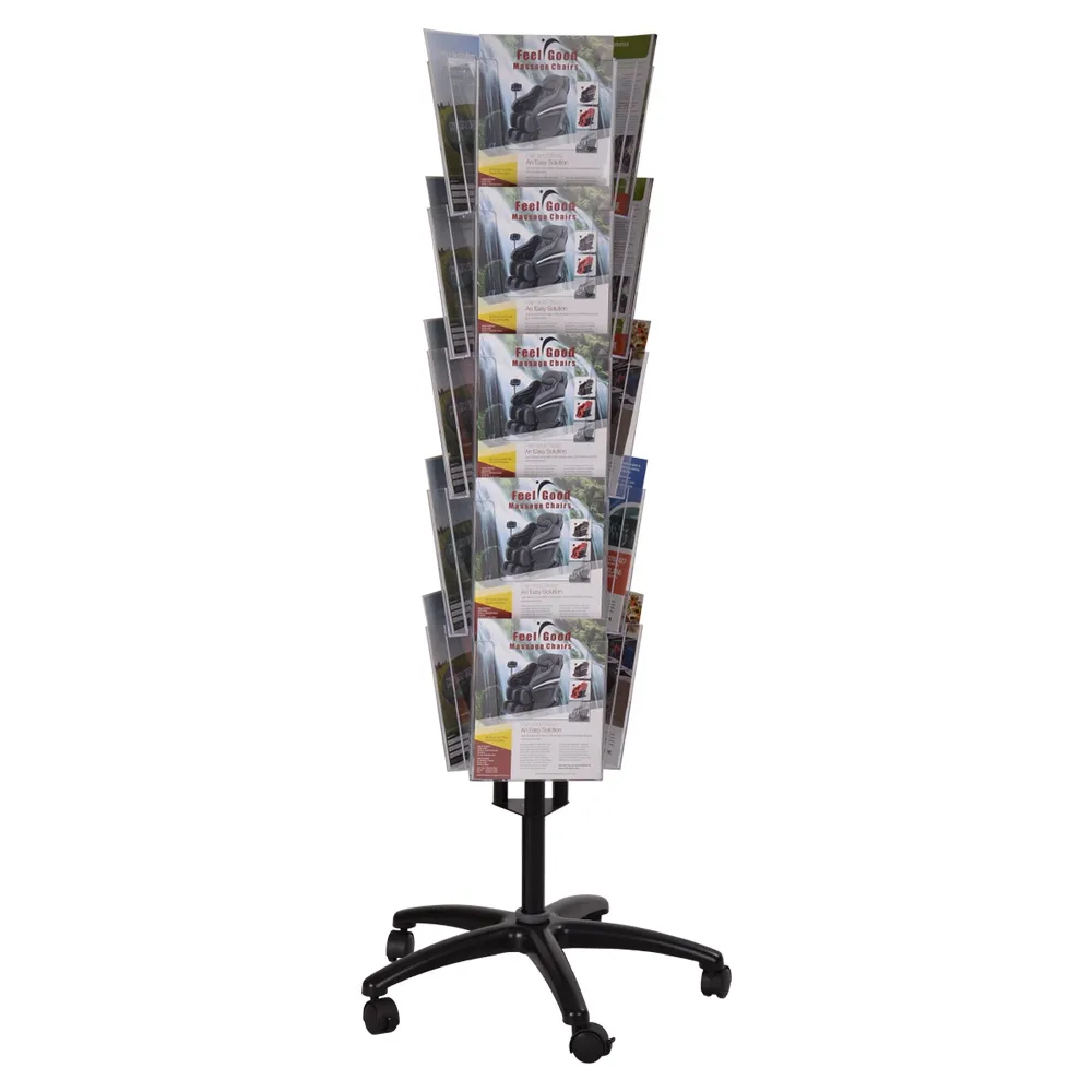 Spinning Magazine Racks