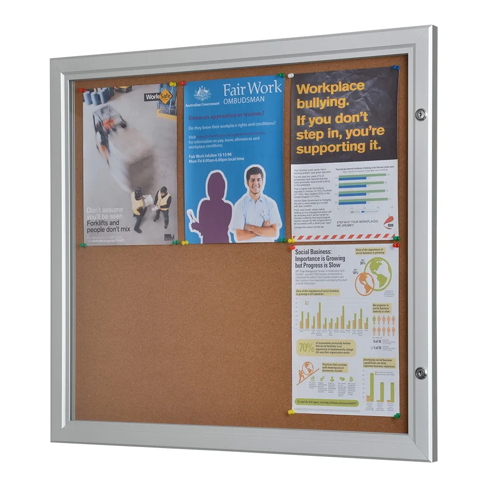 Enclosed Cork Boards