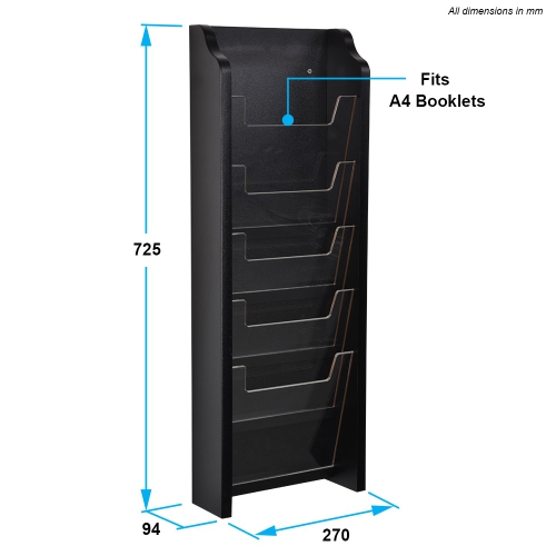 Wall Mounted Wooden Magazine Rack Ships Today! ¦ Slimline Warehouse