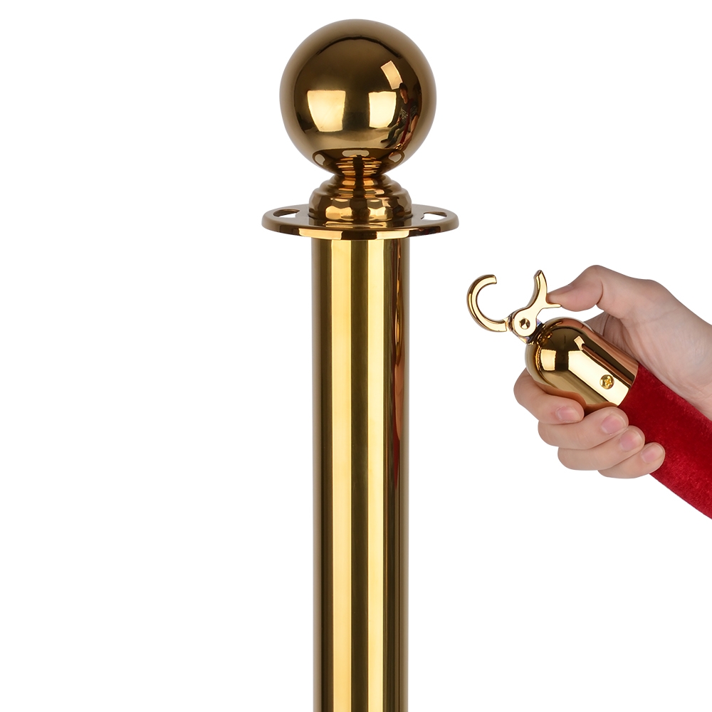 Brass Rope Guide Gold Rope Barriers: Brass Rope Barrier & Red Rope. Buy Online