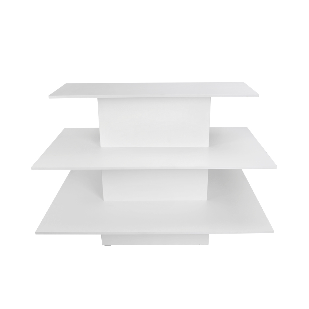 White Retail Display Tables - 3 Tiers - Ships Same Day!