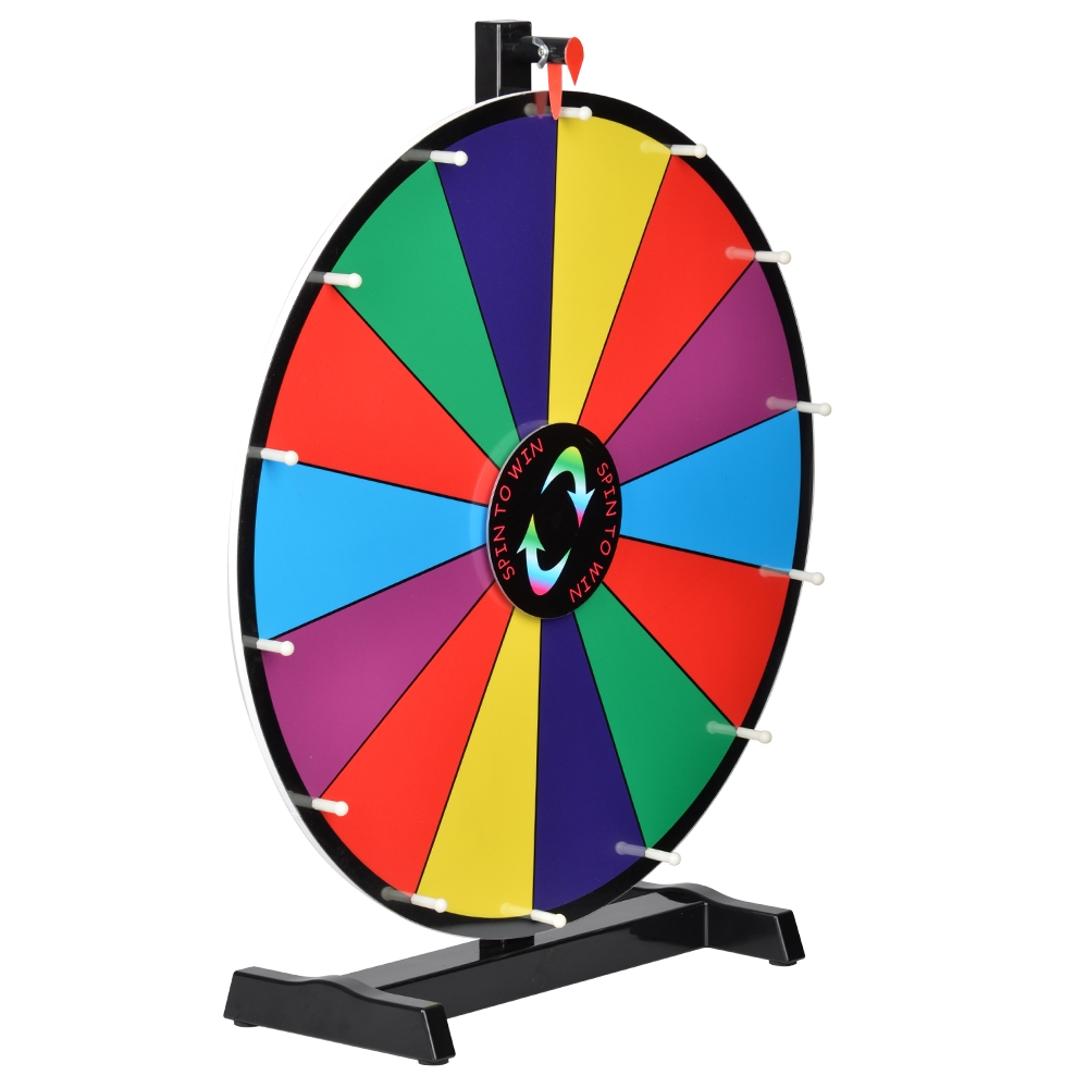 Customizable Prize Wheel Tabletop w/ 14 Slots Ships Same Day!