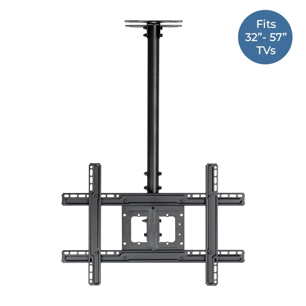 Ceiling TV Bracket Mount 32" to 57" Black Ships Same Day!