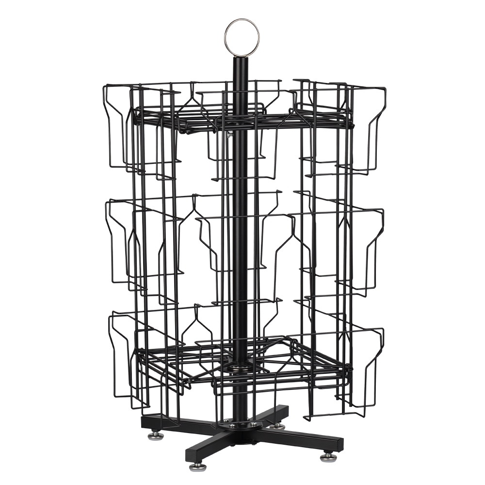 Postcard Carousel Display Tabletop w/ 24 Pockets Ships Same Day!