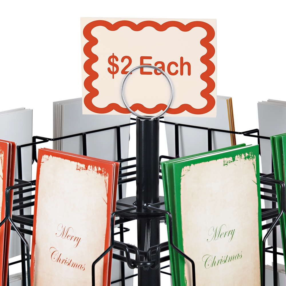 Postcard Carousel Display Tabletop w/ 24 Pockets Ships Same Day!