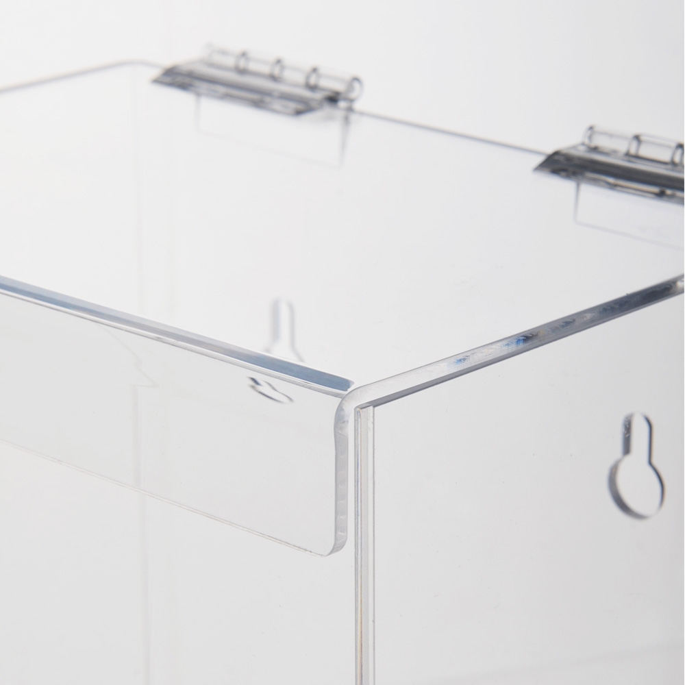 Wall Mounted Face Mask Dispenser Clear Ships Same Day