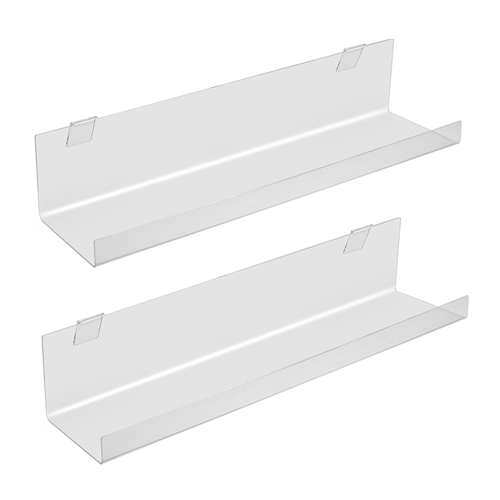 Acrylic Shelves for Gridwall 625 x 155mm Ships Today