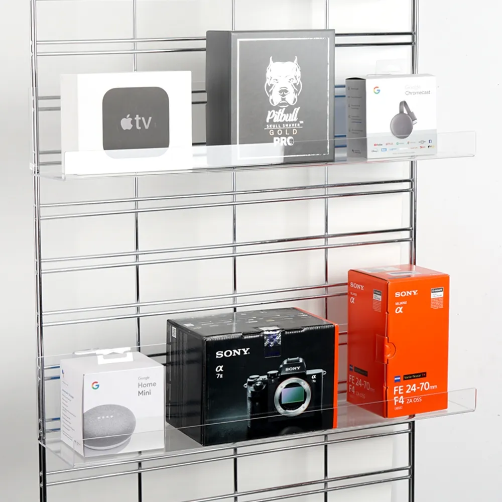 Acrylic Shelves for Gridwall