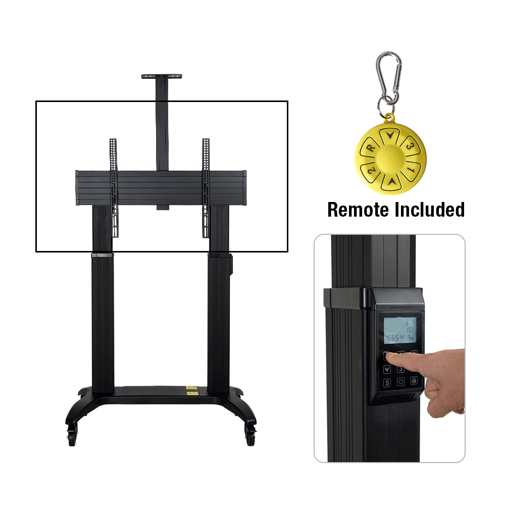 Motorised TV Stand w/ Locking Wheels Ships Same Day!