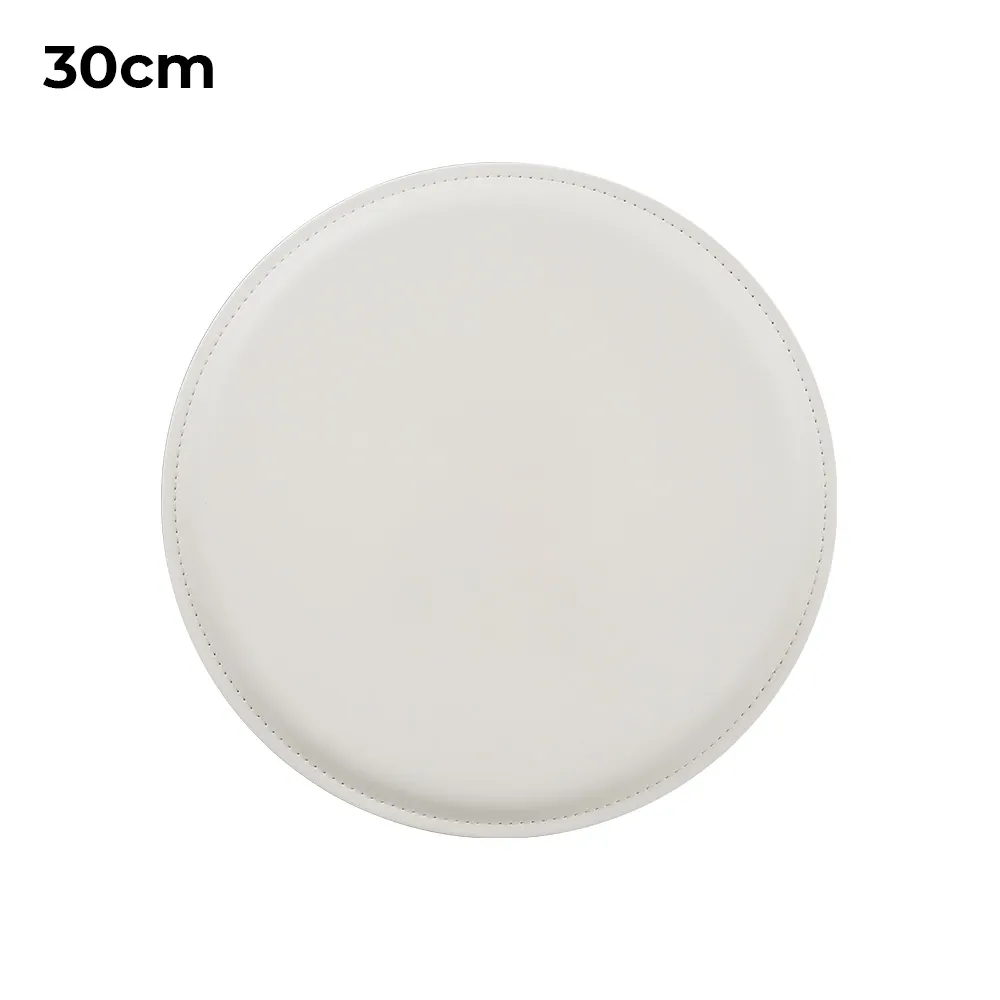 White Stool Cushion
