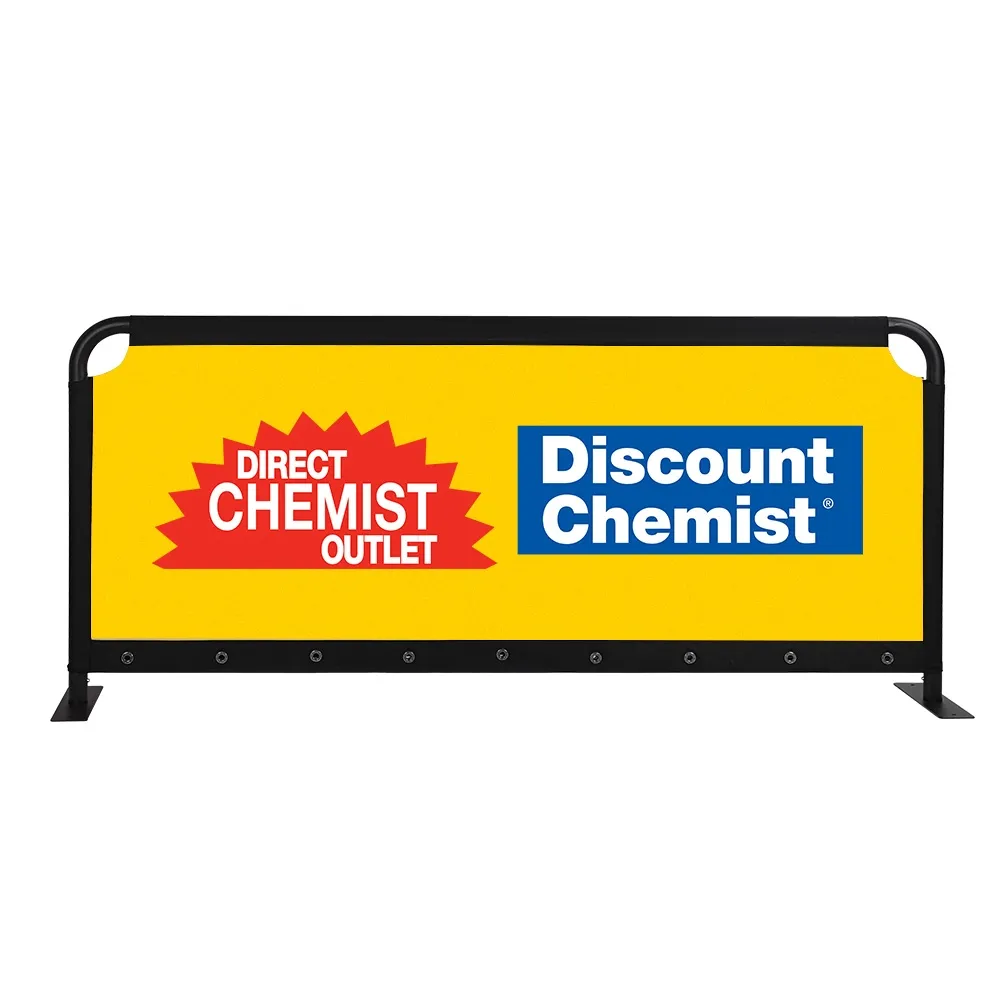 Dual-Sided Custom Printed Cafe Barrier