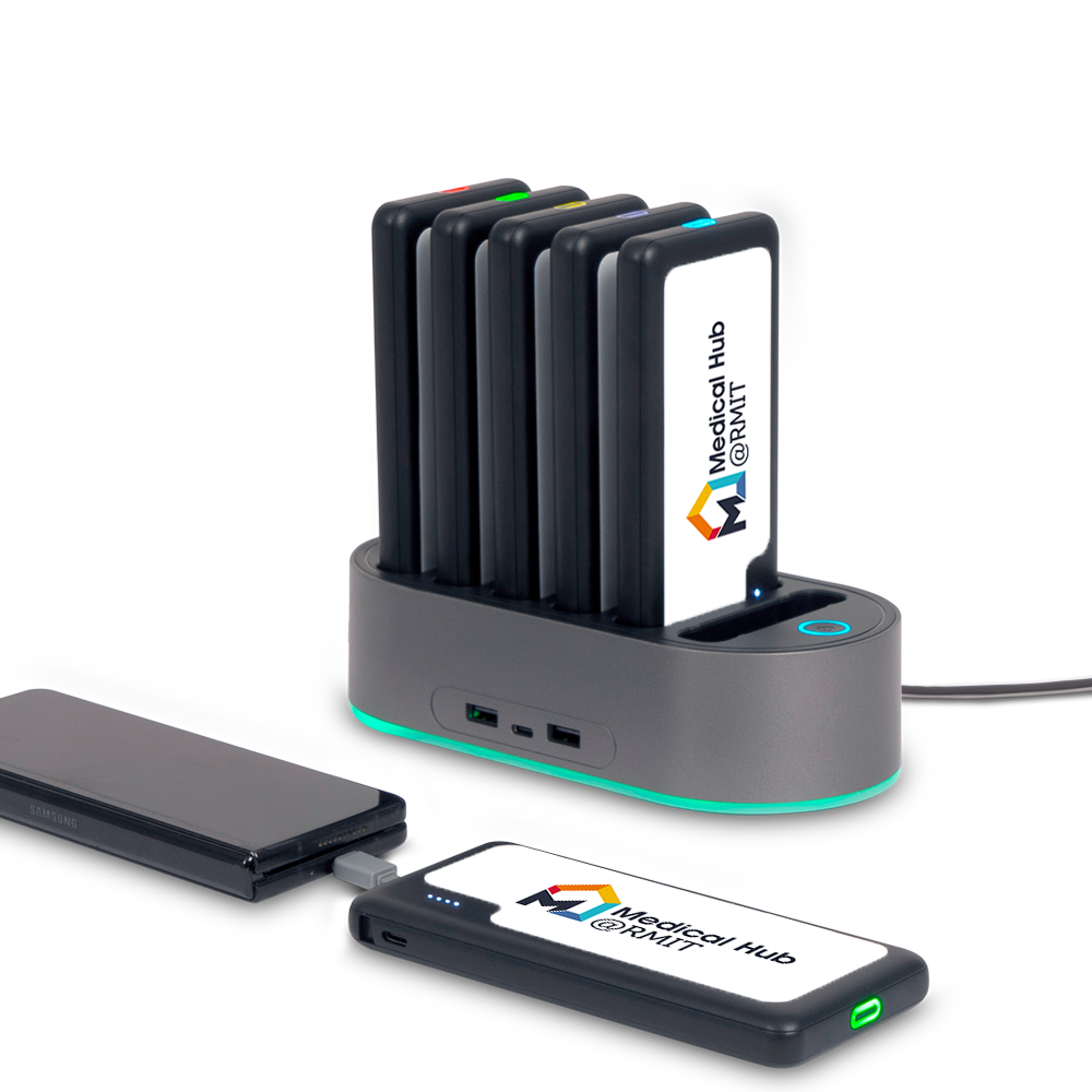 Power Bank Charging Station with Custom Print