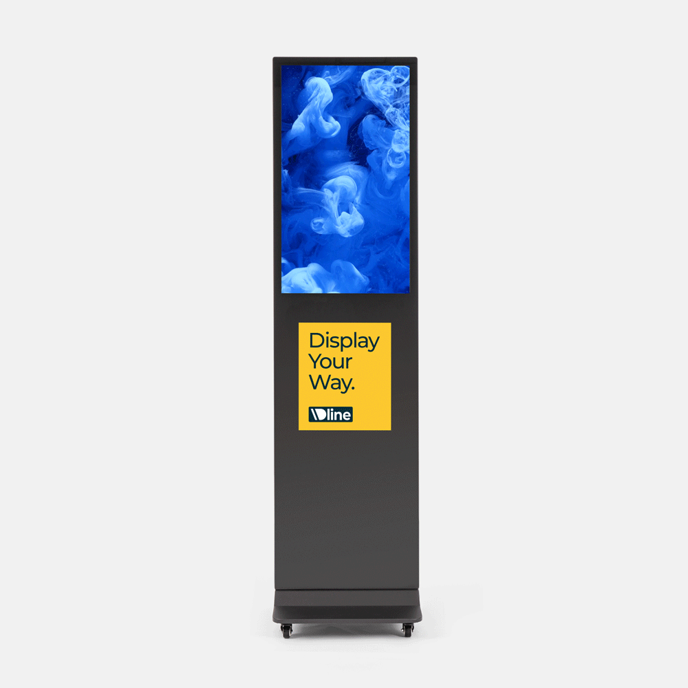 32” Digital Signage Display With Vinyl Square Print