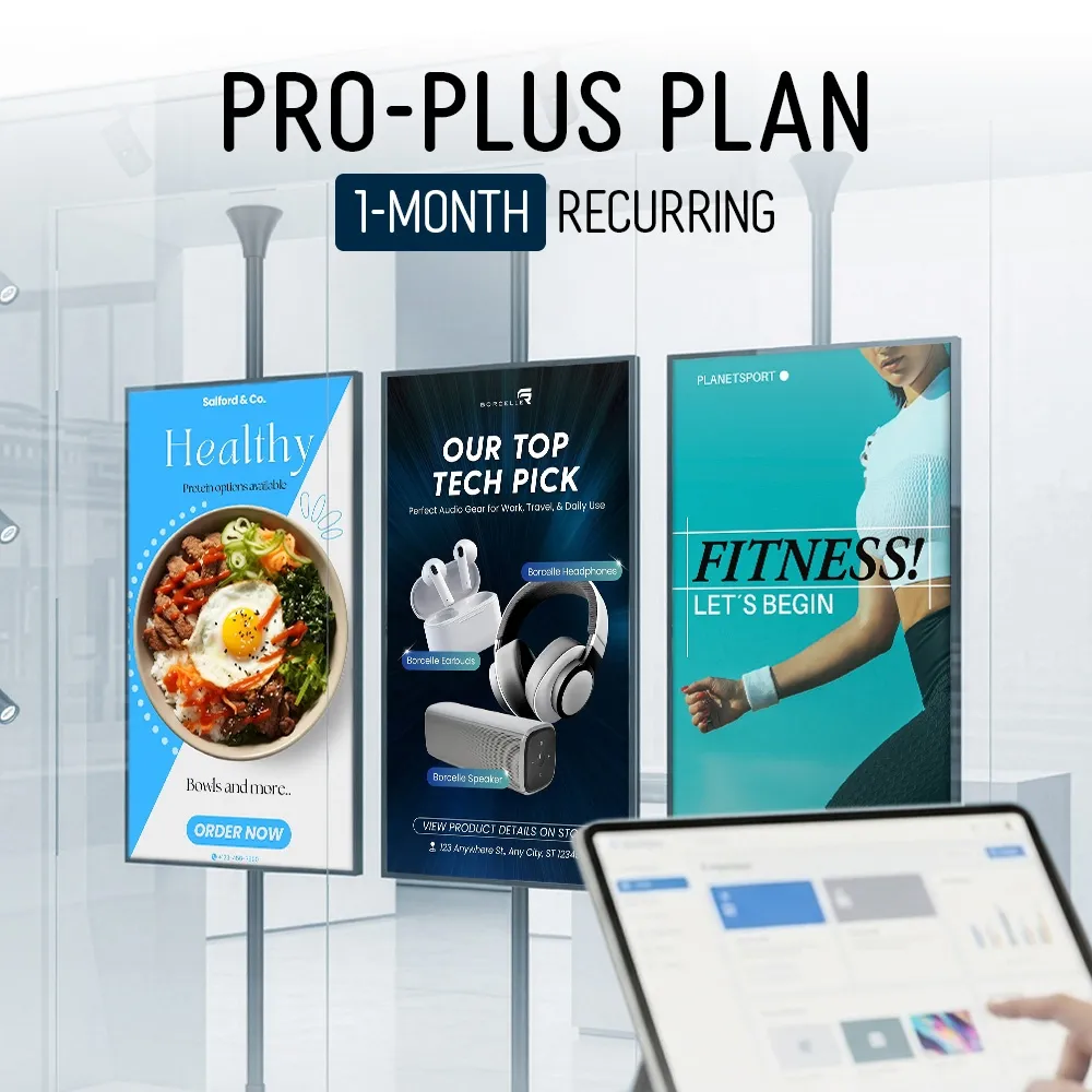 Dline CMS Powered by Optisigns - Pro Plus Plan