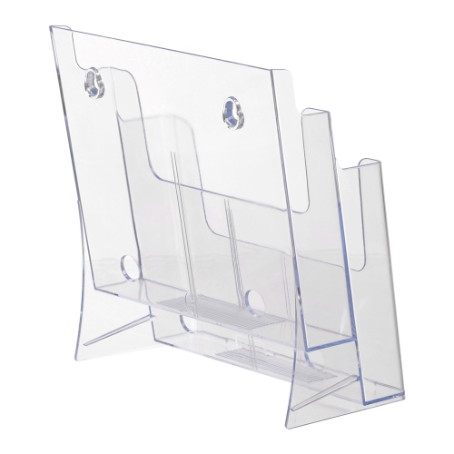 Clear Magazine Holders Wall Mount or Countertop ¦ Slimline Warehouse