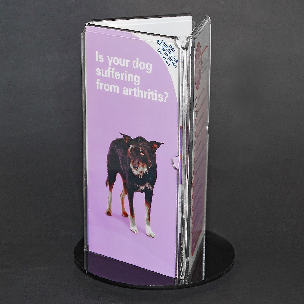 Table Menu Holder: Rotating stands for bistros & cafes. Buy Online Today!